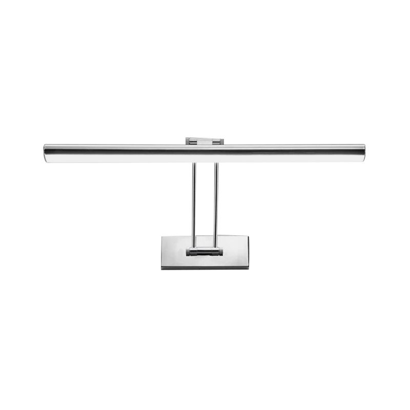 Accesorio de tocador lineal de acero inoxidable estilo contemporáneo de 16 "/21.5" Dia LED MONTADO MONTADO DE LED CROME PARA BAÑO