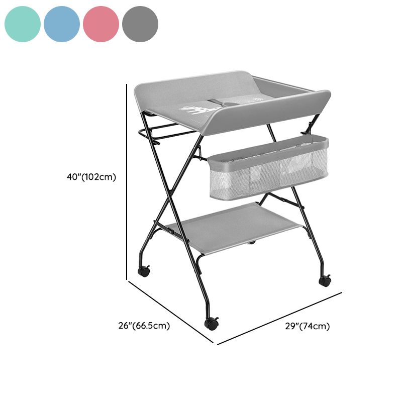 Portable Changing Table Folding Baby Changing Table with Pad