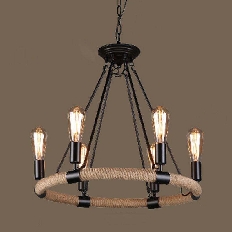 Industrial Household Light Ceiling Hanging Light Fixture for Drawing Room Sitting Room