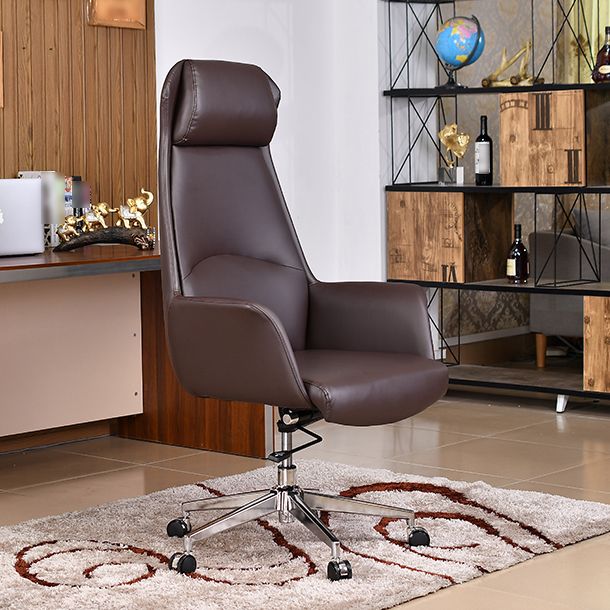 Modern Leather Executive Chair Ergonomic High Back Office Chair