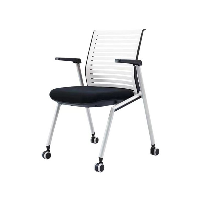 Mesh Mid-Back Desk Chair Swivel Conference Chair with Wheels