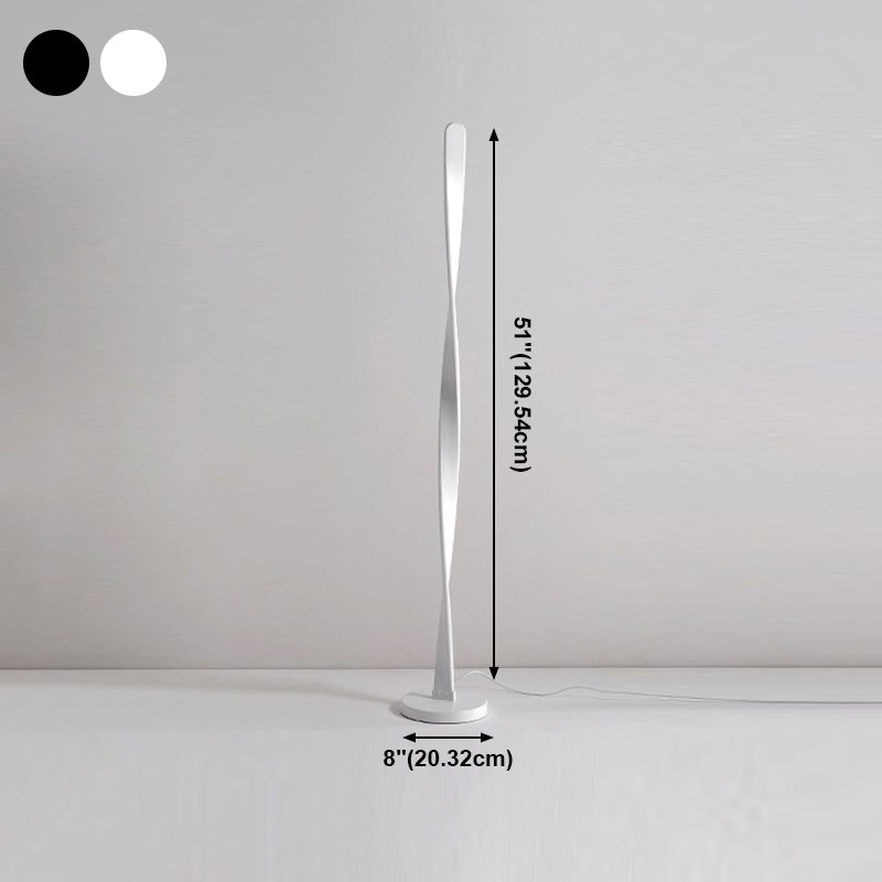 Simplicity Linear Standing Lamp Creative Metal Living Room LED Floor Light