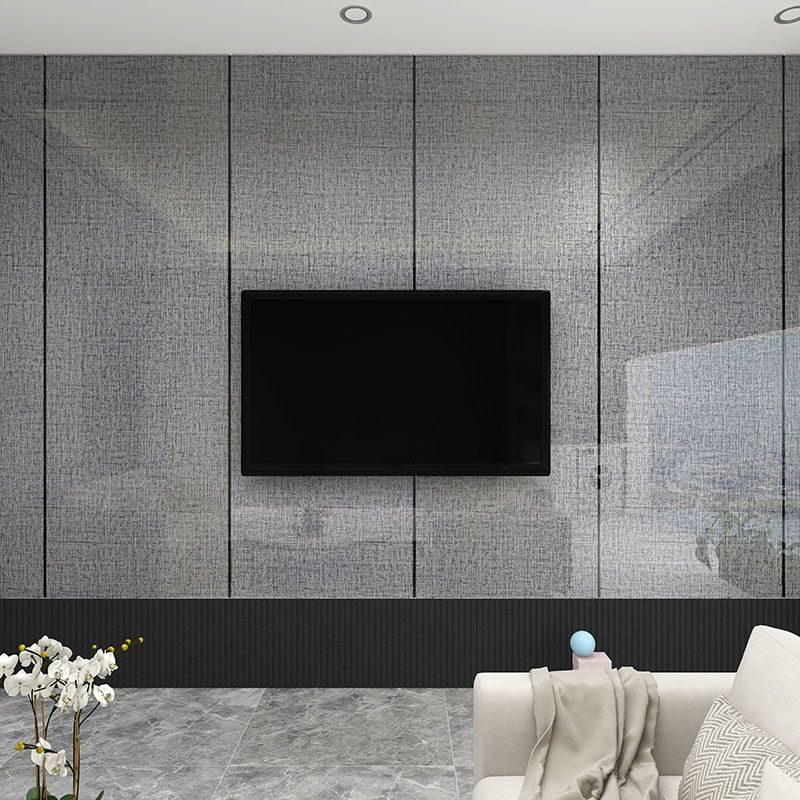 Basic Wall Tile Solid Color Peel and Stick Backsplash Panels for Living Room