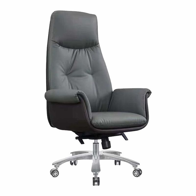 Swivel with Wheels Office Chair CorLiving Workspace Leather Chair