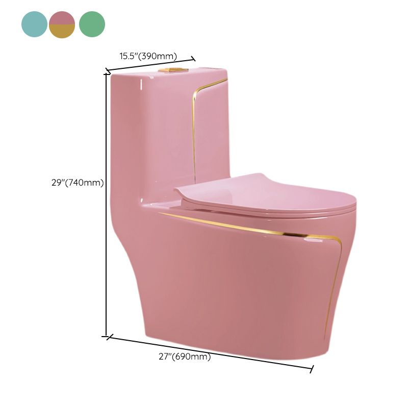 Traditional Ceramic Flush Toilet Floor Mounted Urine Toilet for Washroom