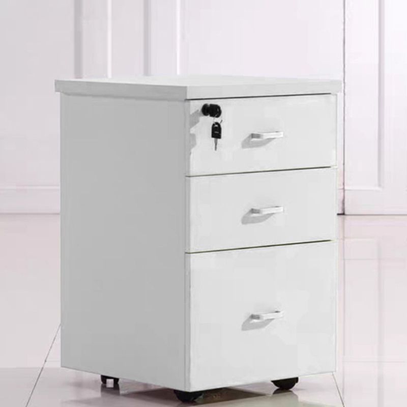 Contemporary Vertical Filing Cabinet Wood Filing Cabinet on Wheels