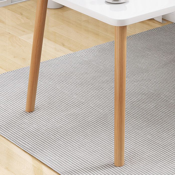 Set da pranzo standard a forma di rettangolo contemporaneo set da pranzo naturale MDF con 4 gambe