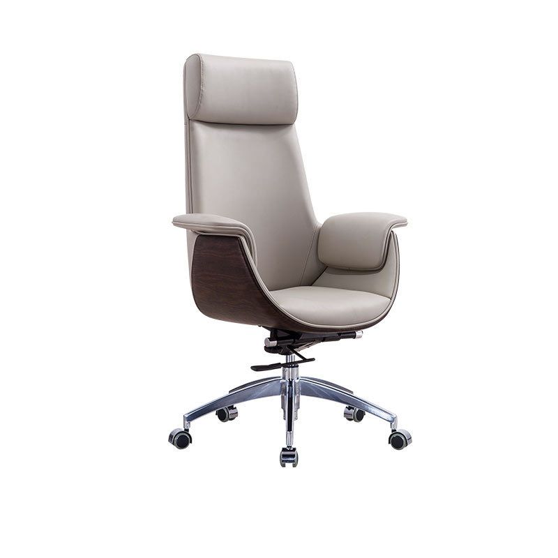 Mid / High Back Office Chair Rotatable Leather Desk Chair for Home and Office