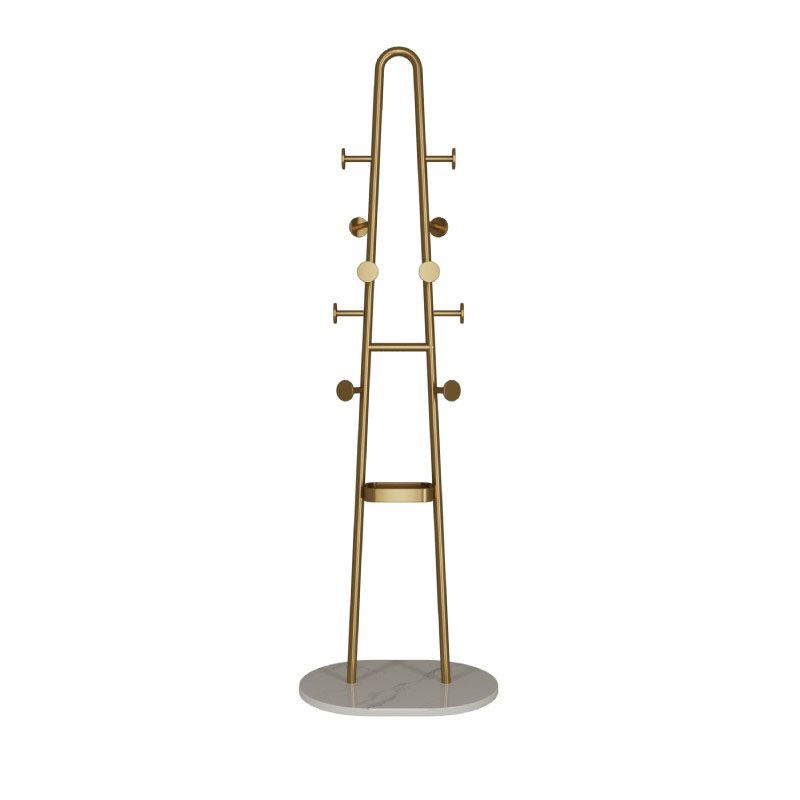 Contemporary Hall Stand No Distressing Metal Hooks Included Free Standing Rack Metal