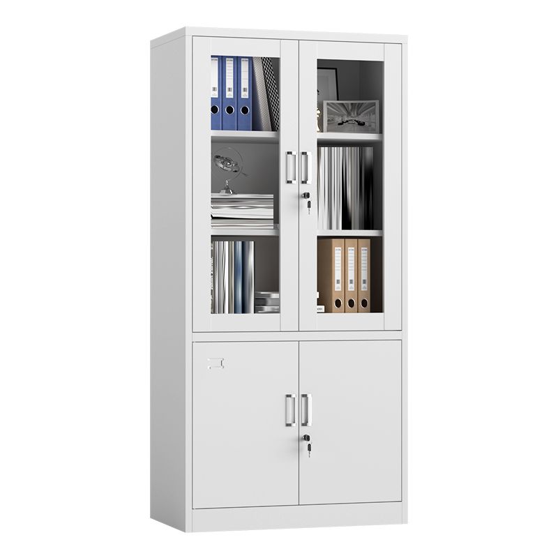 Traditional Cabinet Steel Locking Drawers and Storage Shelves Filing Cabinet