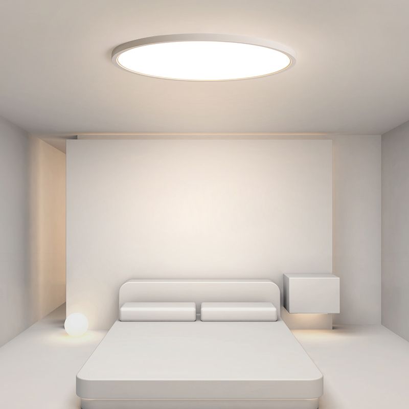 Semplicità Apparecchio di illuminazione a soffitto per montaggio a incasso Luce rotonda a LED montata a soffitto