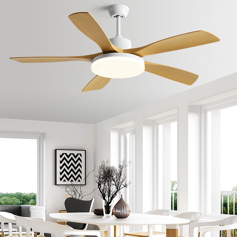 Fan Shape Metal Ceiling Fan Kid Style 1 Light Ceiling Mount Fans Fixtures