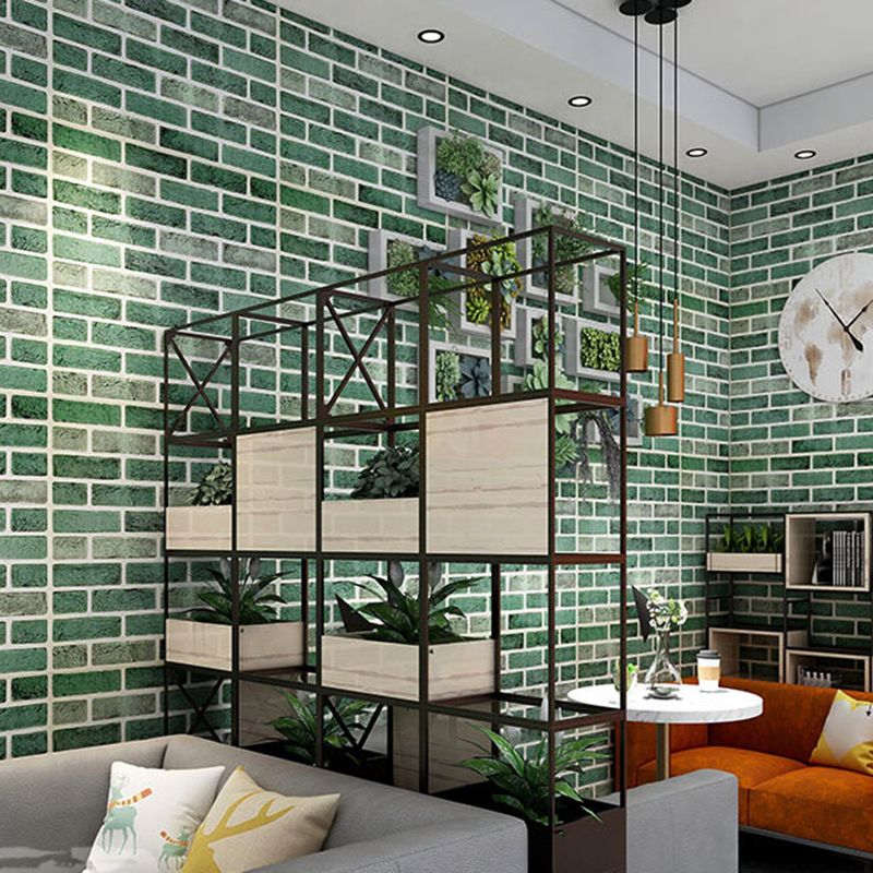 Industrial Style 3D Wall Plank Brick Wall Panels Peel Stick Installation