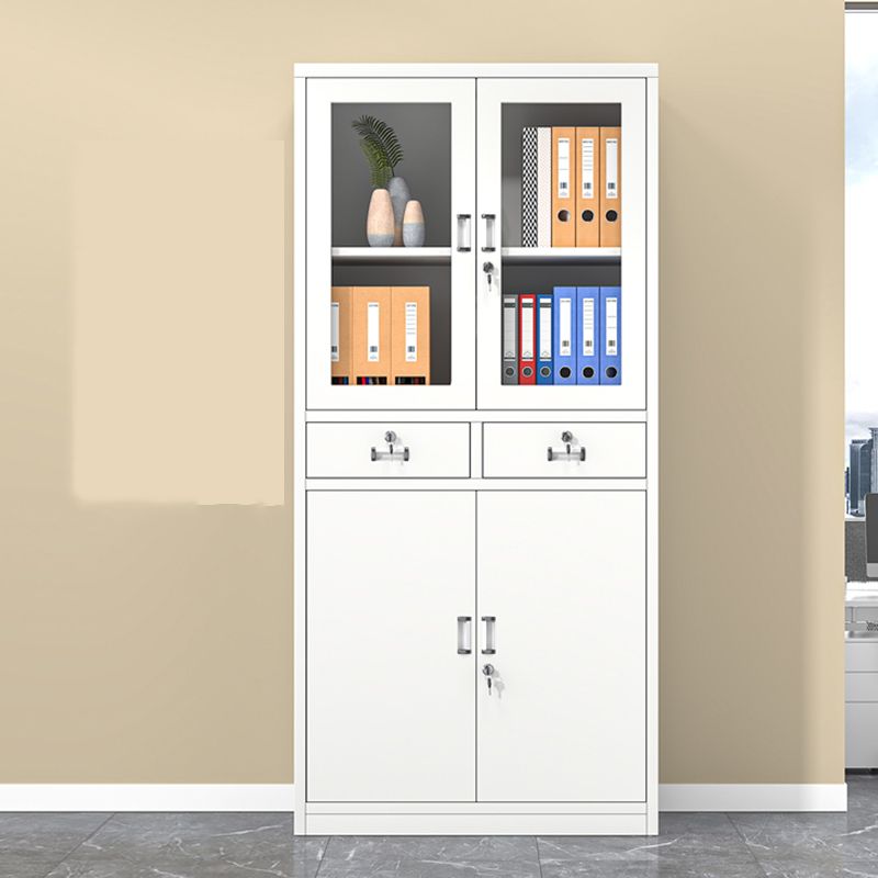Modern Metal File Cabinet Solid Color Filing Cabinet for Home Office