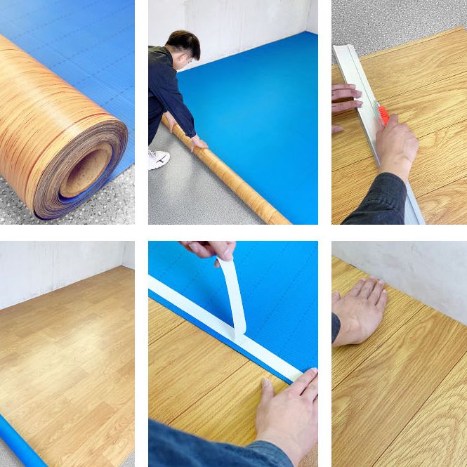 Vinyl Flooring Self-Stick Stain Resistant Waterproof and Scratch Resistant