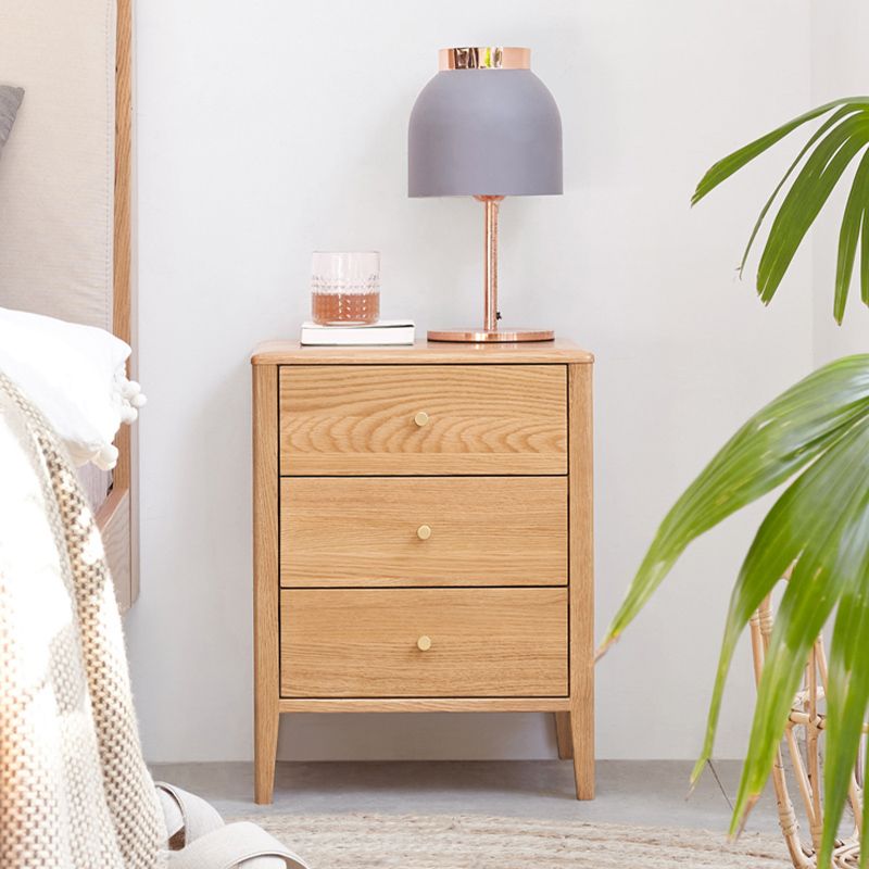 Brown End Table for Nursery Neutral Bedside Table for Nursery