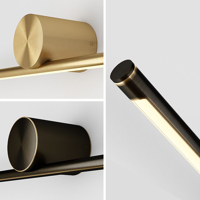 Modern Minimalist Style Linear Vanity Lighting Fixtures Metal Vanity Lights for Toilet