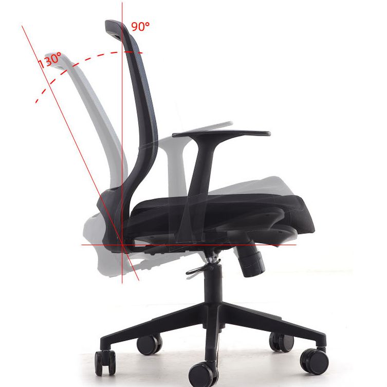 Contemporary Breathable AirGrid Swivel Chair Microfiber Conference Desk Chair