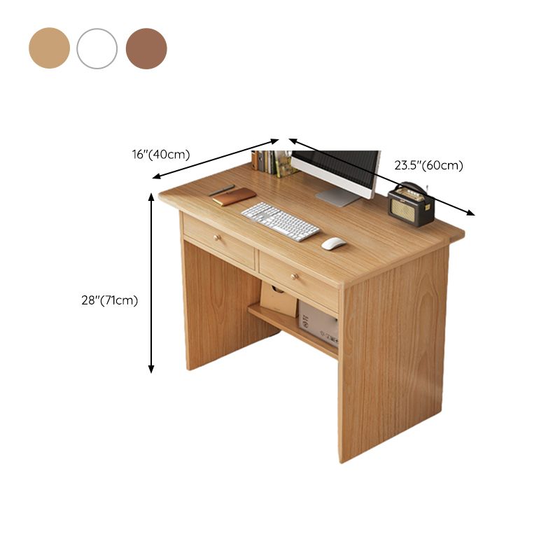 15.6-inch W Modern Office Desk Manufactured Wood Rectangle Computer Desk