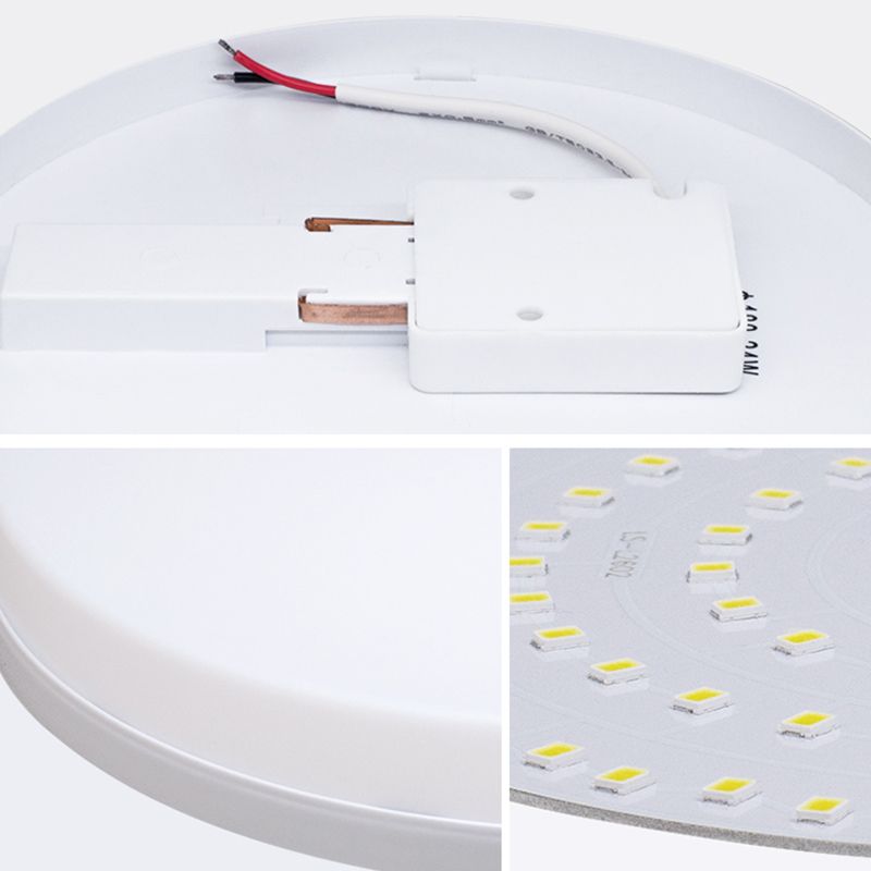 Lámpara de techo LED con forma geométrica, acrílico moderno, 1 luz, montaje empotrado para cocina