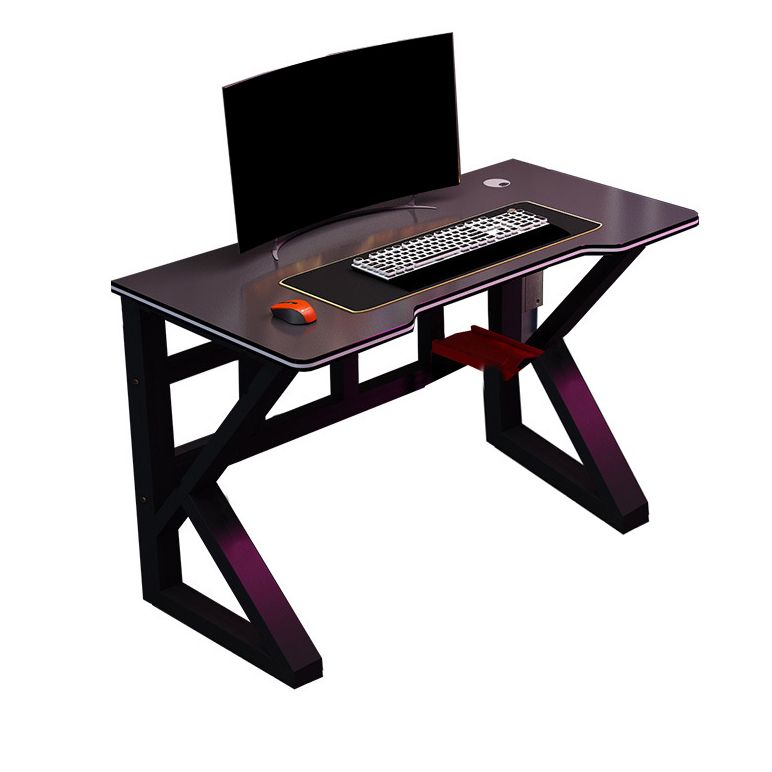 Cable Management Gaming Desk Ergonomic Rectangular Computer Desk for Home