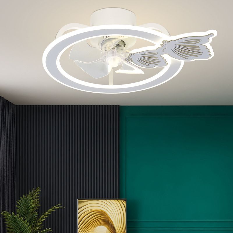 Kids Lovely LED Plafait Ventils de plafond forgé de fentual de plafond circulaire avec une teinte acrylique