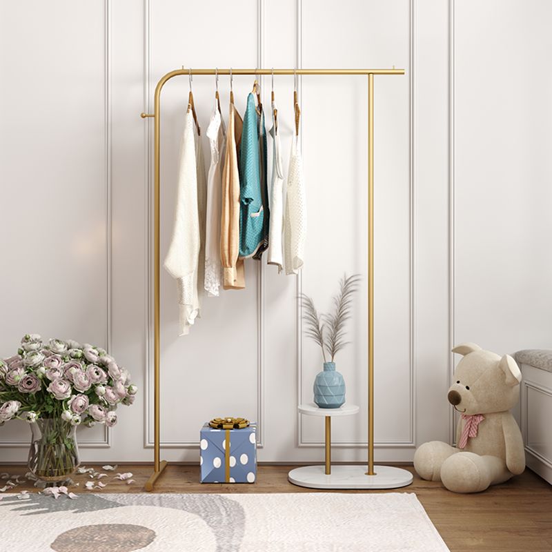 Simplicity Metal Hall Tree Free Standing Coat Rack With Coat Hook