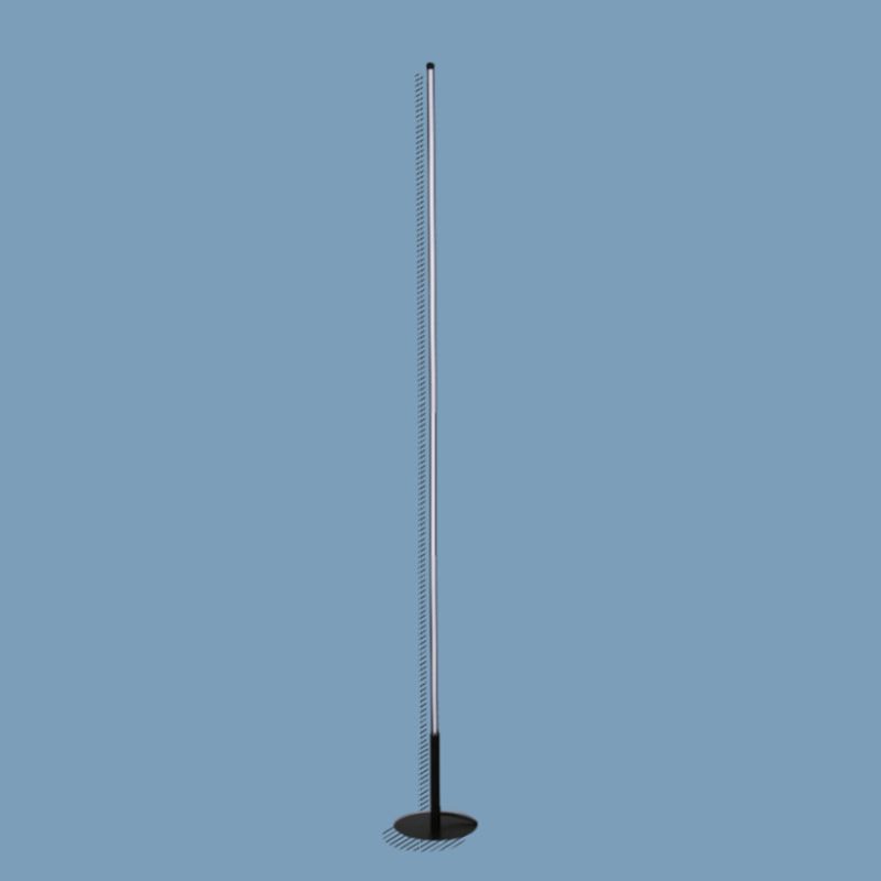 1-Light LED Floor Light Modern Strip Shape Floor Standing Lamp for Living Room