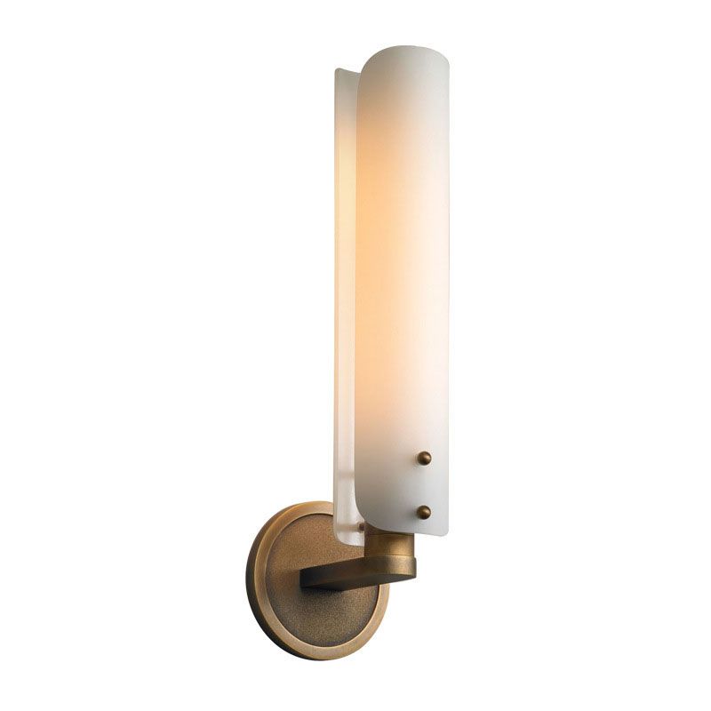 Metal Linear Wall Lamp in Modern Luxury Style Pure Glass Wall Light