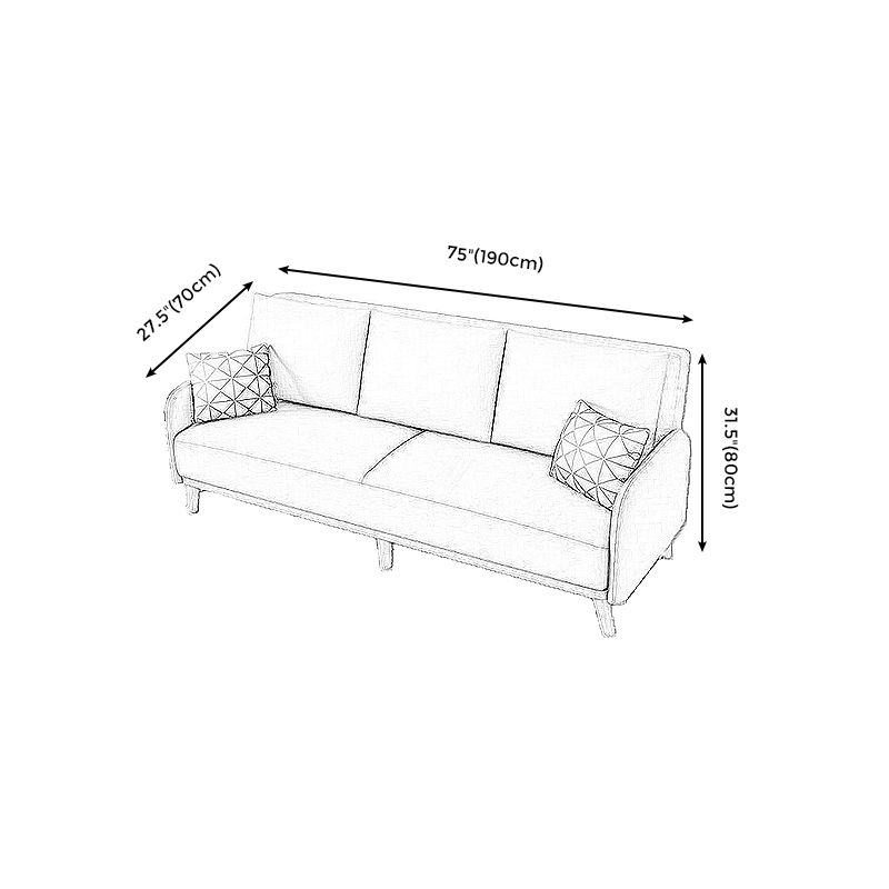 Sofá de cuero con sofá reclinable contemporáneo con cojines de almohada