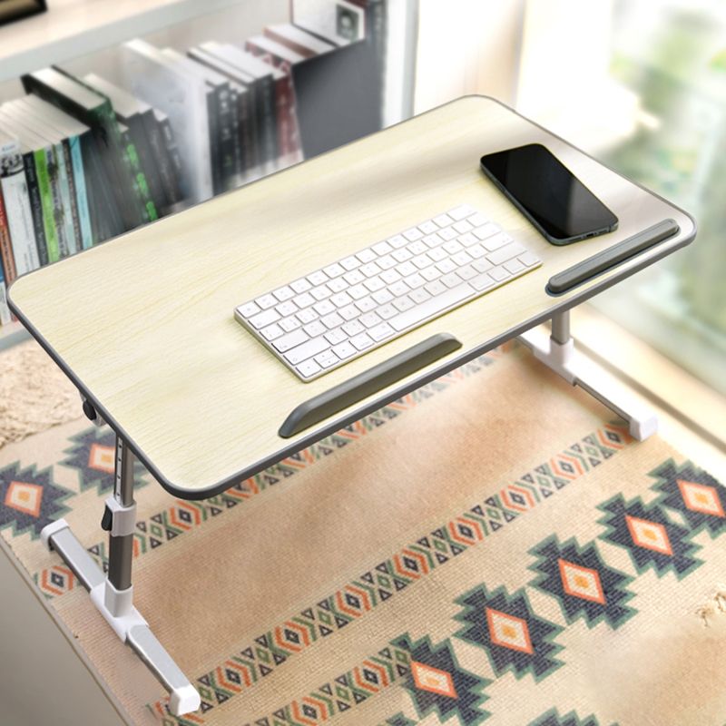 Rectangular Shape Modern Style Writing Desk Wooden Task Desk with 2 Legs for Home