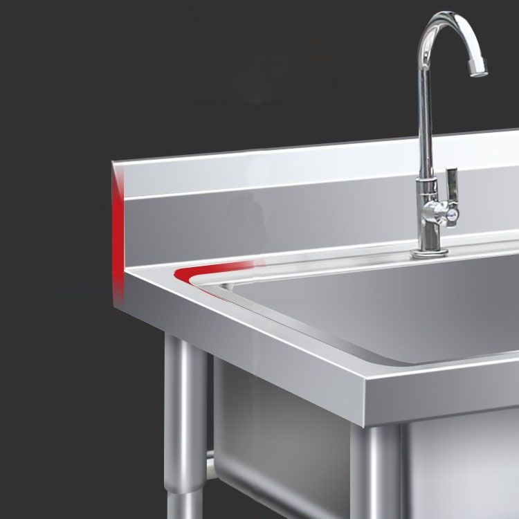 Stainless Steel Kitchen Sink Top Mounted Kitchen Sink with Faucet