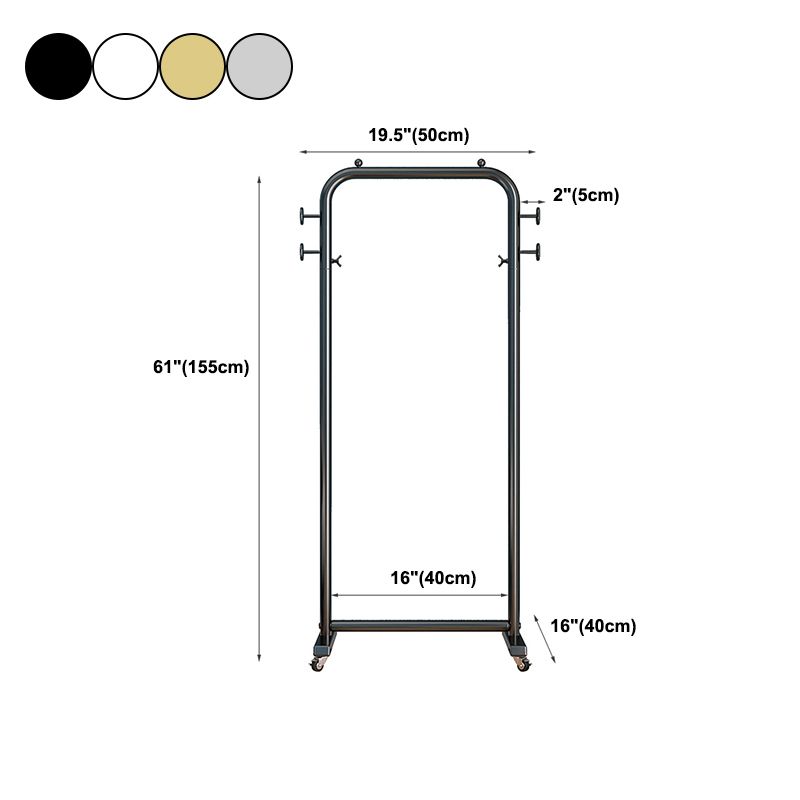 Industrial Hall Stand Metal Free Standing No Distressing Coat Rack