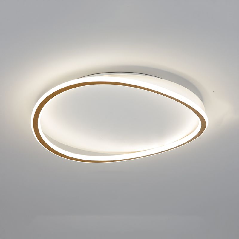 Gold Modernist Flush Mounted Ceiling Lights LED Flush Mount Lighting for Living Room