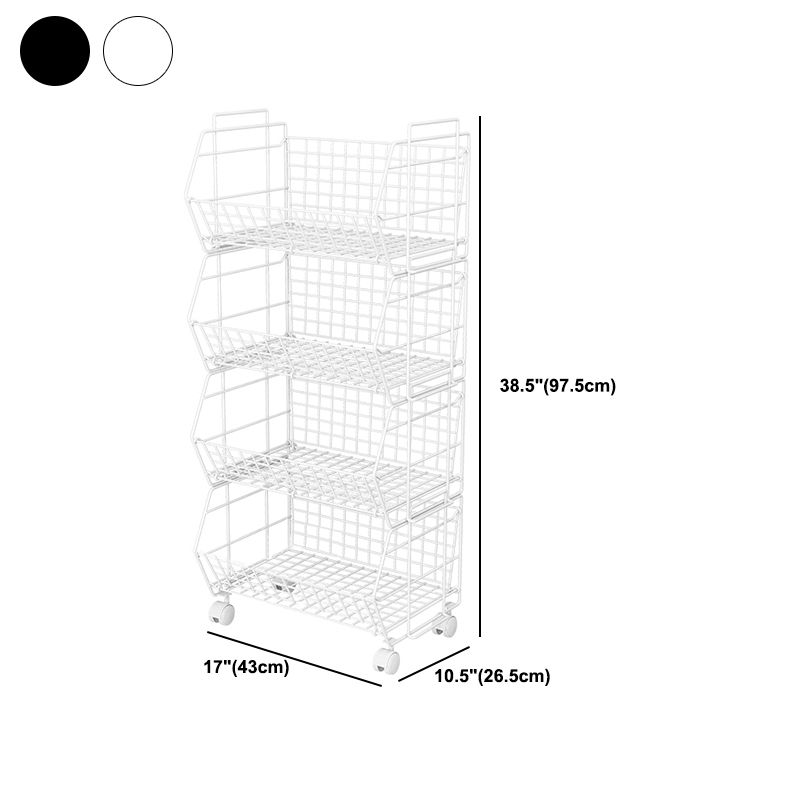 Modern Metal Bookcase, Geometric Bookshelf for Any Room, 17" L X 10.5" W