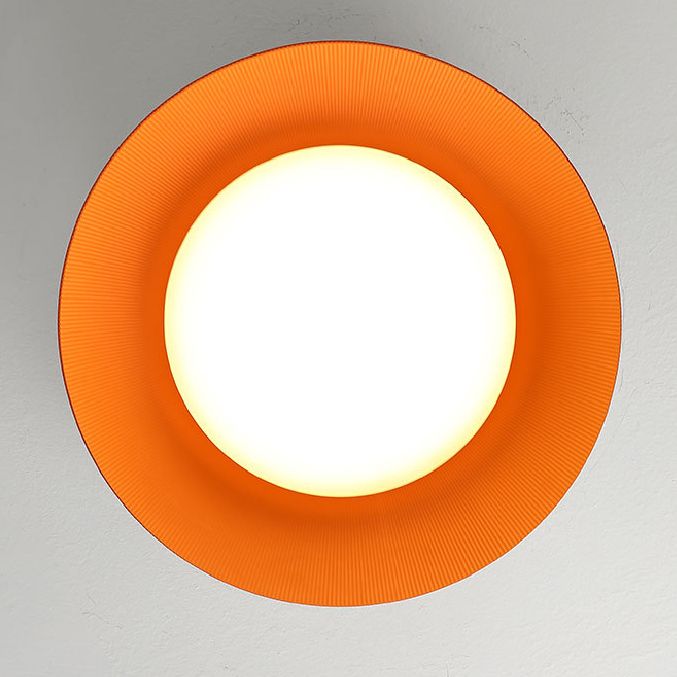 Gray + Orange en forma de techo LED Light Nordic Style Simplicity Aluminio Lighting Fexture para dormitorio