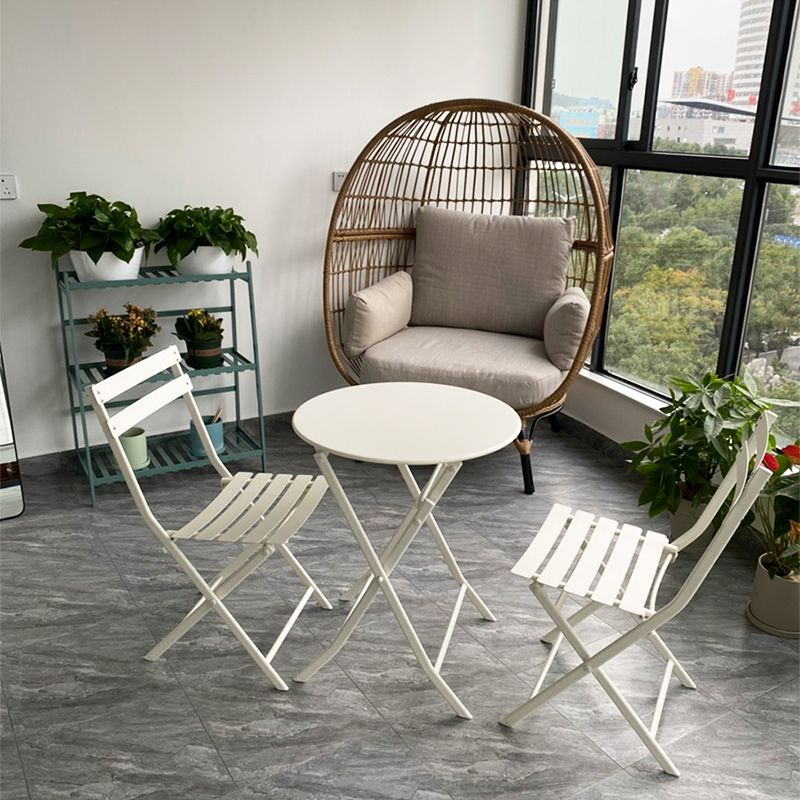 Modern Dining Side Chair Folding Outdoor Bistro Armless Chair