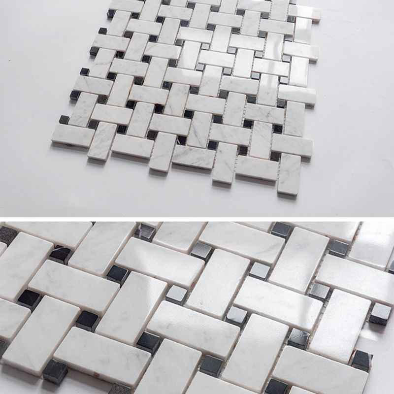 Modern Style Floor Tile Fabric Look Straight Edge Square Floor Tile