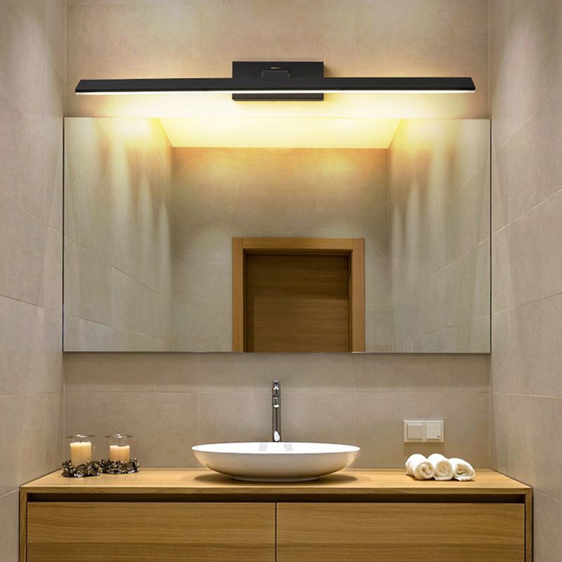 Geometry forma de pared iluminación de estilo moderno 1 lámpara de apliques de luz para baño de ducha