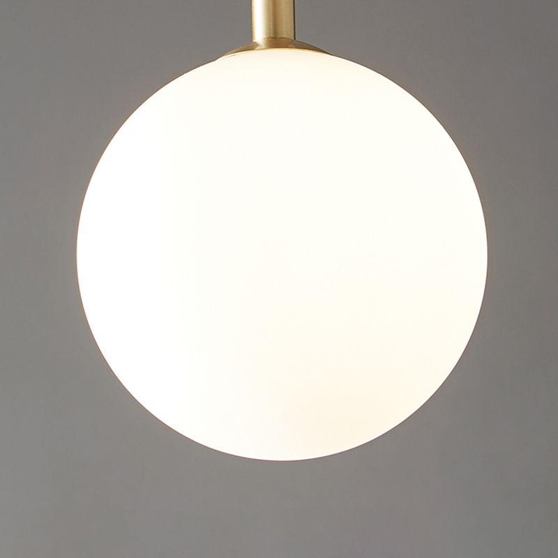 Modern Hanging Light Fixture 1-Light Pendant Light for Living Room