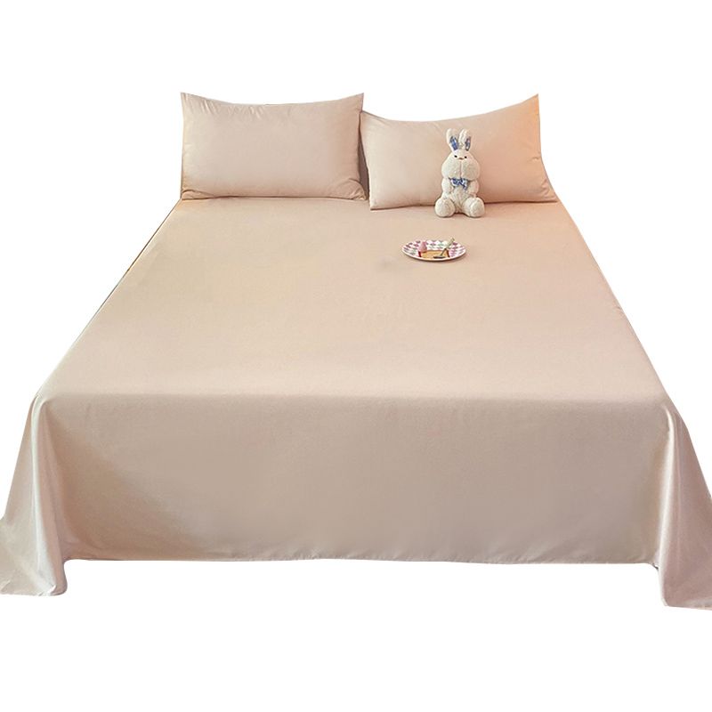 Soft Bed Sheets Fade Resistant Breathable Soft Whole Colored Sheet Set