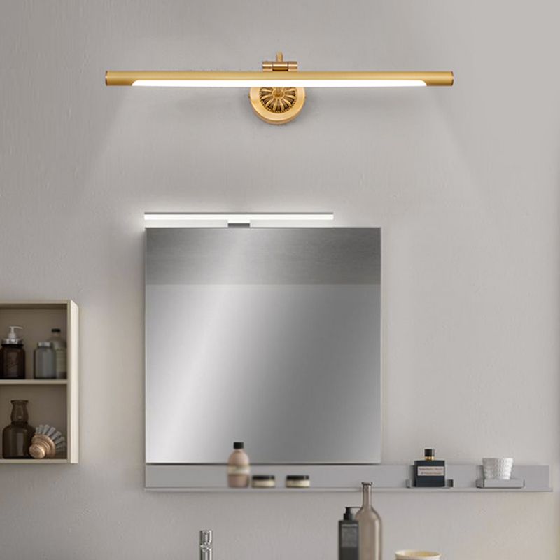 Moderne stijl lineaire ijdelheid wandlampen metaal 1 lichte ijdelheid muur sconce