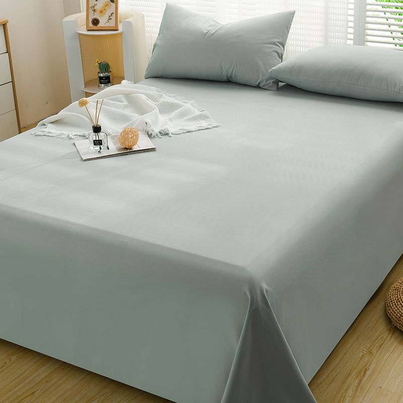 Cotton Bed Sheet Set Solid Color Modern Fitted Sheet for Bedroom