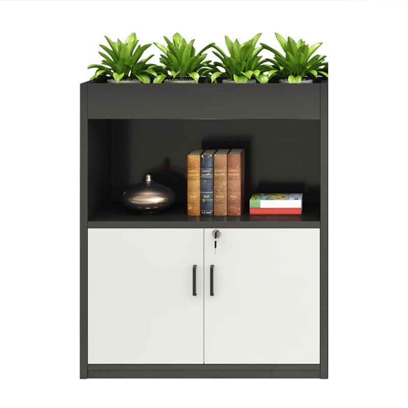 Contemporary Style File Cabinet Wood Vertical Filing Cabinet for Home Office