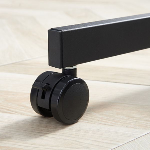 Rectangular Desk height adjustable Desktop Table Leg with Caster Wheels
