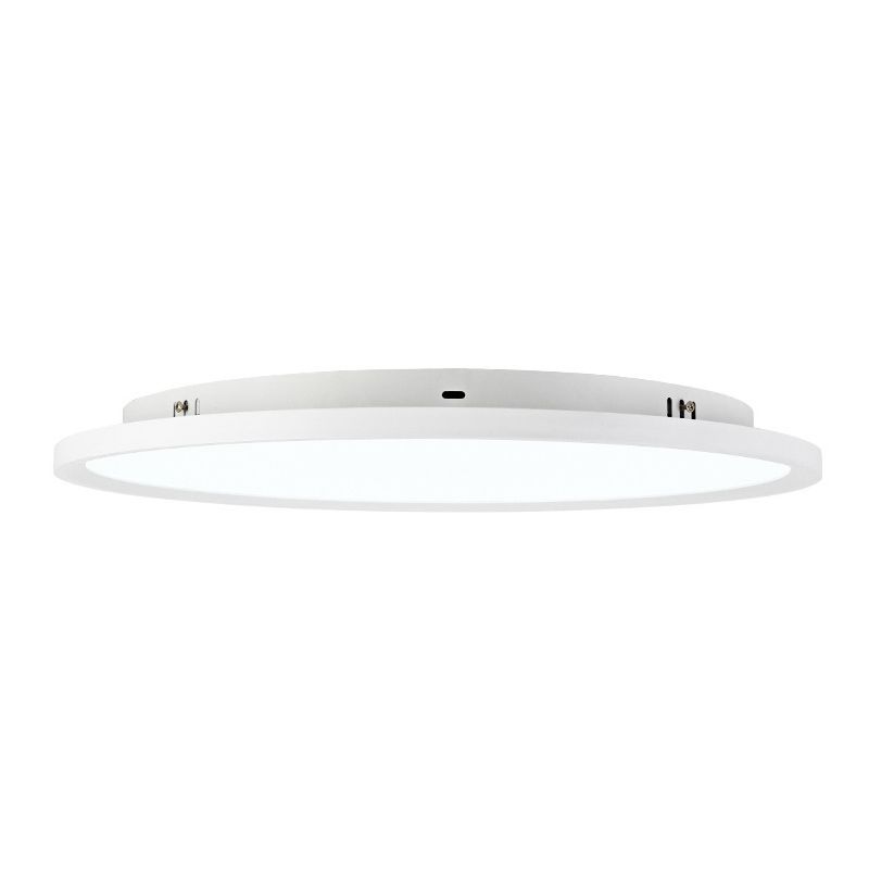 Nordic Minimalist Style Round LED Ceiling Light Ultra Thin Design Flush-mount Lighting Fixture for Bedroom Study Room