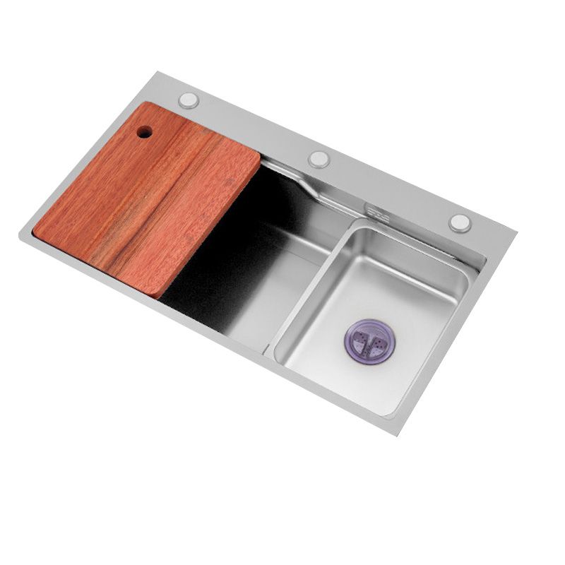 Stainless Steel Kitchen Sink Contemporary Kitchen Sink with Drain Assembly