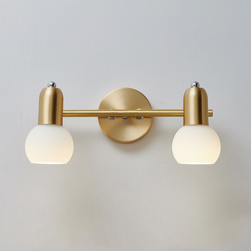 Wall Light Fixture Modern Metal Wall Mounted Lighting for Washroom