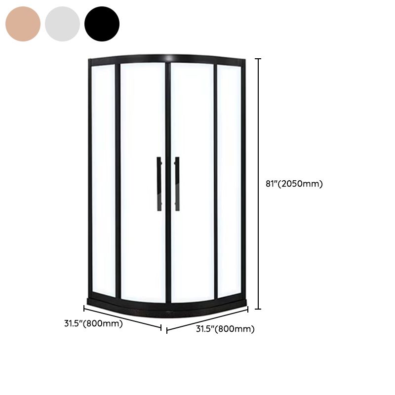 Stainless Steel Shower Enclosure Neo-Round Shower Enclosure on Corner