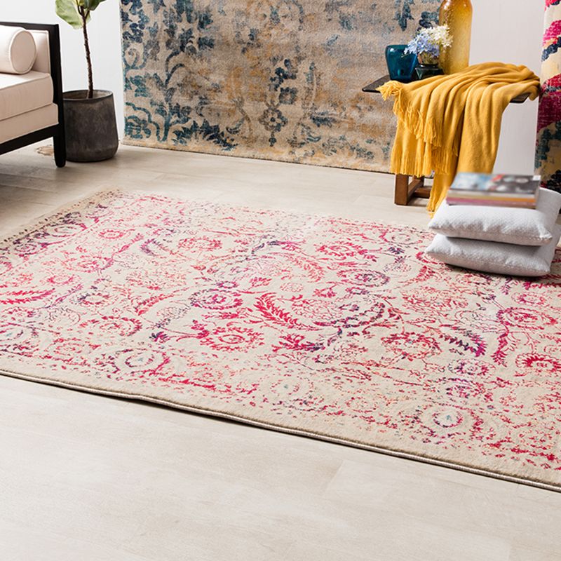 Victoriaanse tribale afdrukt tapijt polyester gebied Rug vlekbestendig binnenvleed voor woningdecoratie